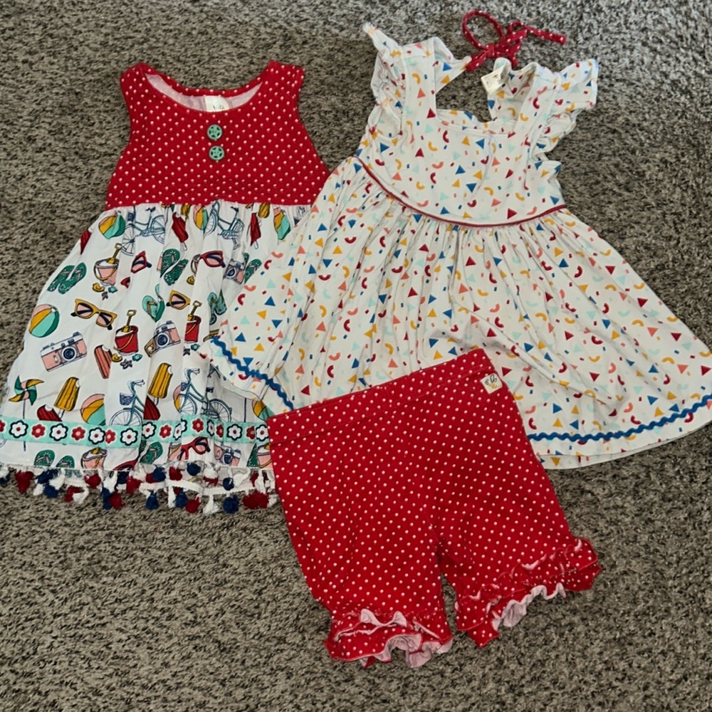 Girls 6/8 Wildflowers 3pc Set- the best Summer outfits!!